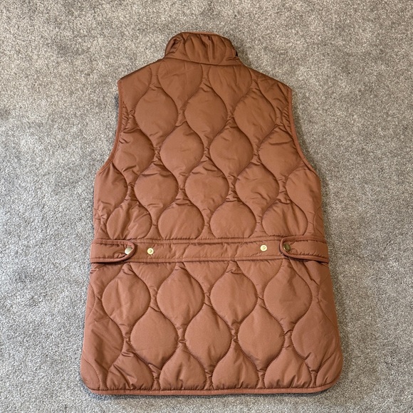 J. Crew Brown Puffer Vest - Picture 4 of 4